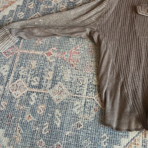 Zenana Brown Button-Up Shirt - Picture 4 of 6